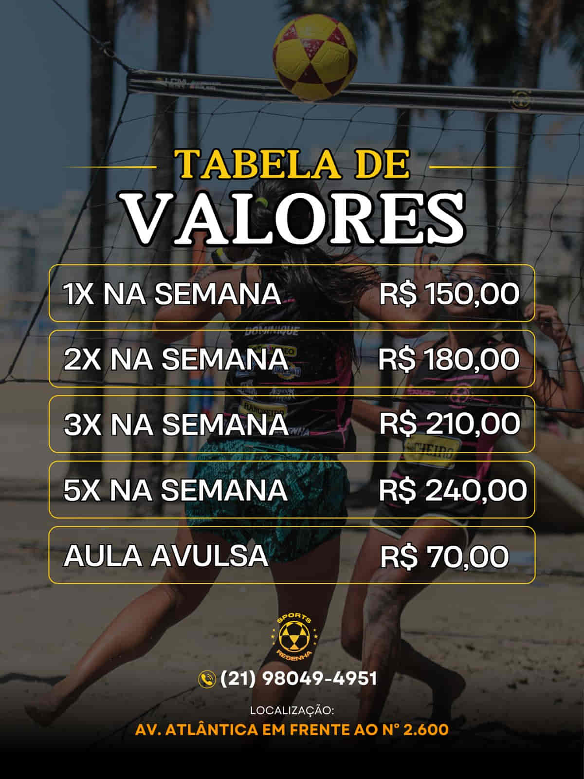 Aula 1x na Semana