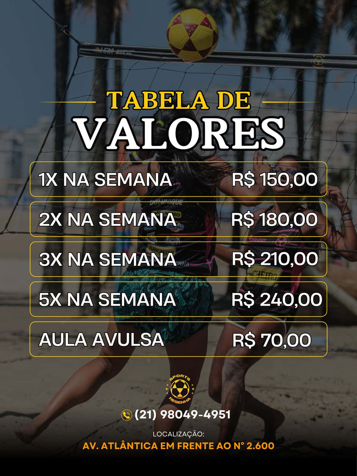 Aula 1x na Semana