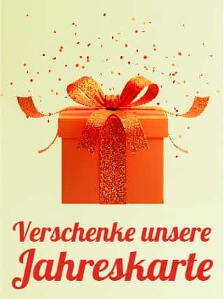Jahreskarte zum Verschenken