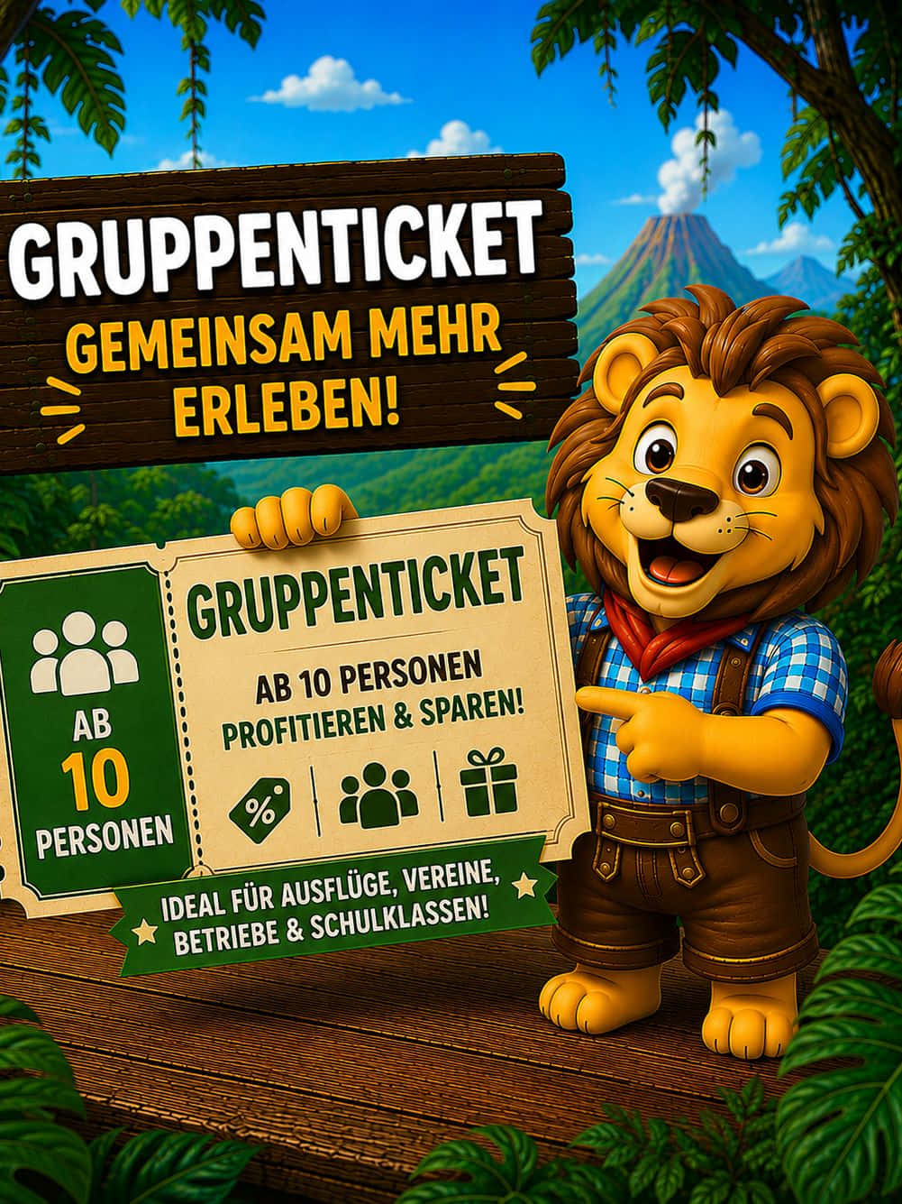 Gruppentarif (ab 10 Personen)