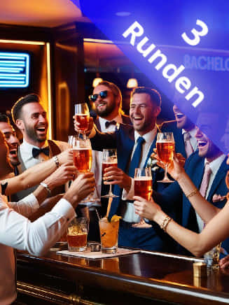 Junggesellenabschied 🍾 - 3 Runden