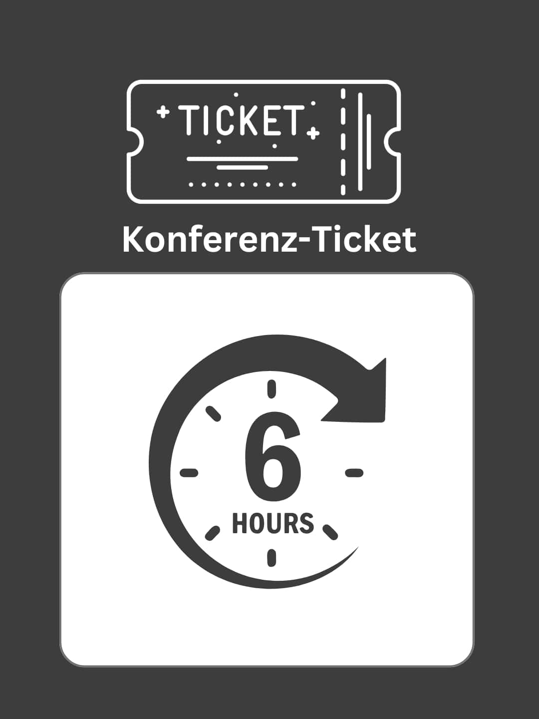 Konferenz-Ticket