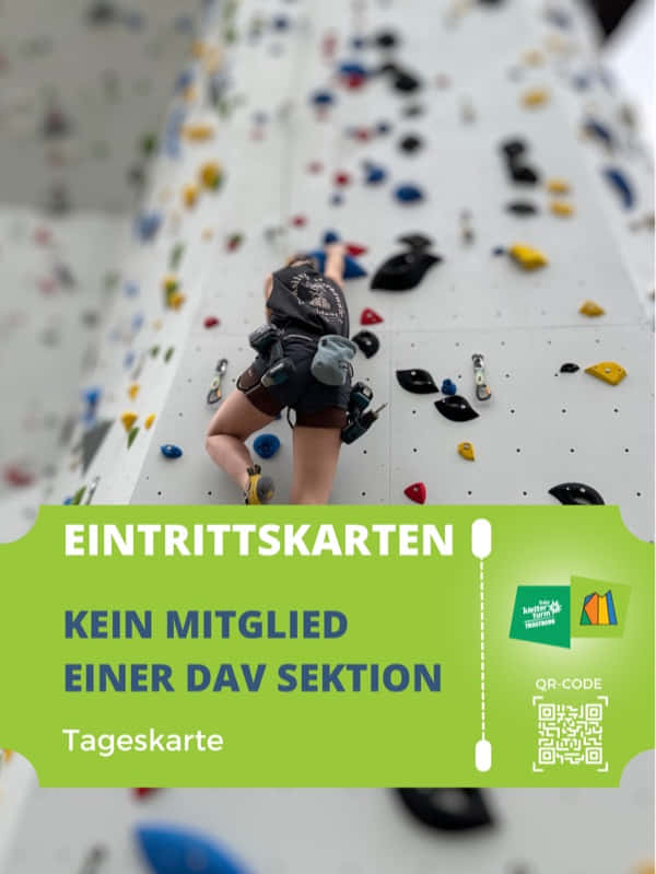 Eintrittskarte kein DAV Mitglied