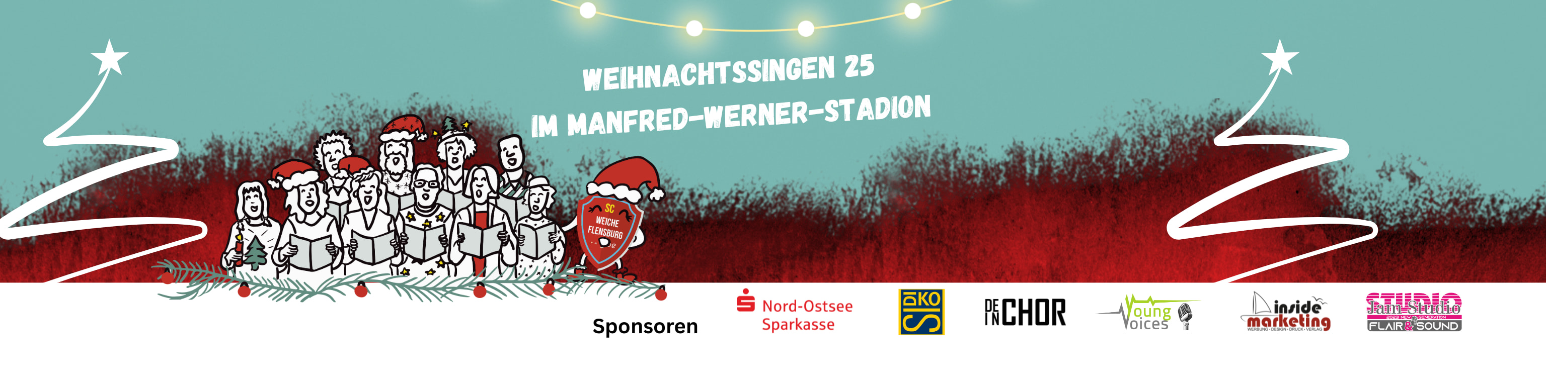 Weihnachtssingen des SC Weiche Flensburg 08 e.V.
