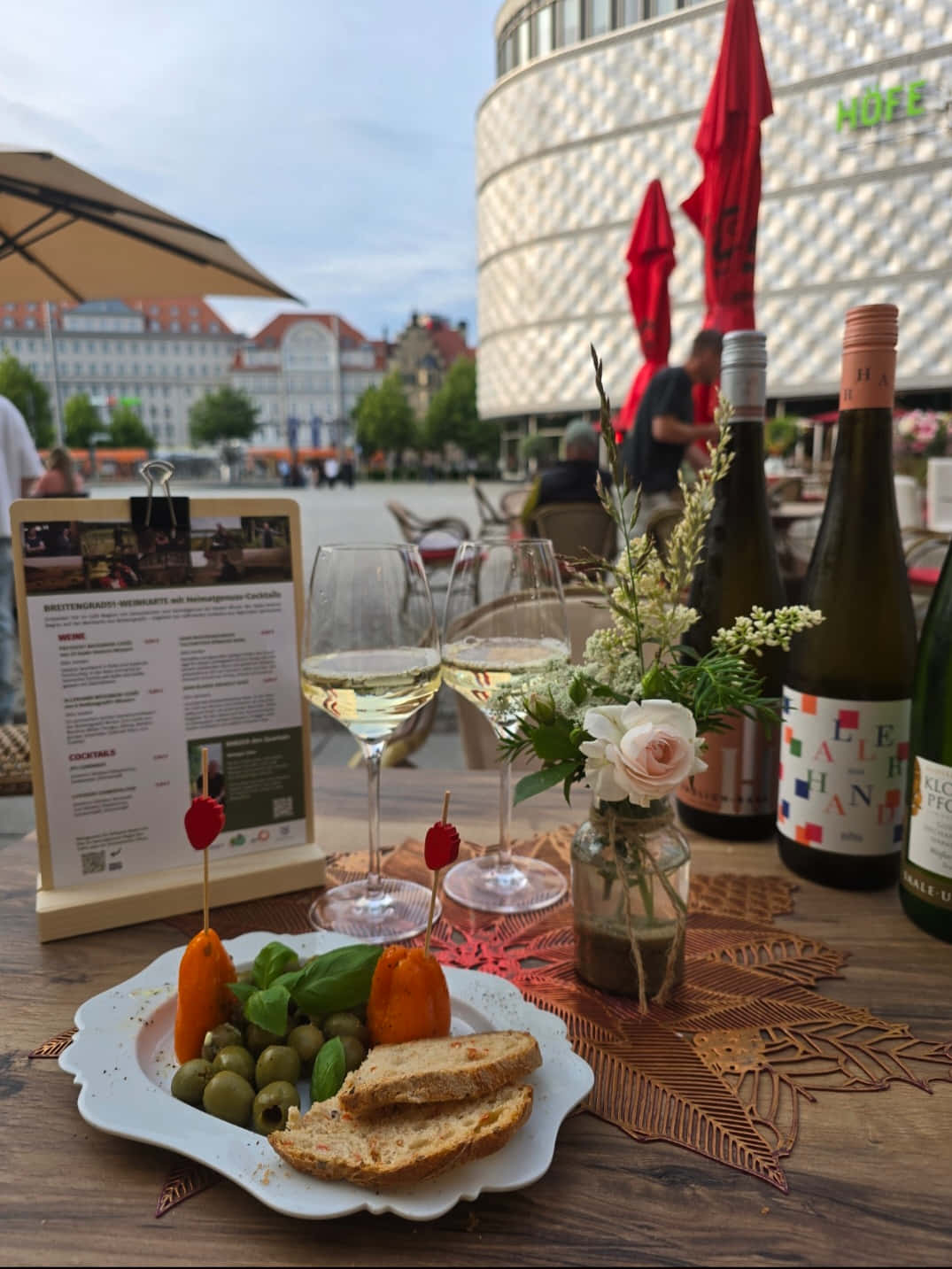Gutschein 3er Weinprobe für Zwei mit Snacks