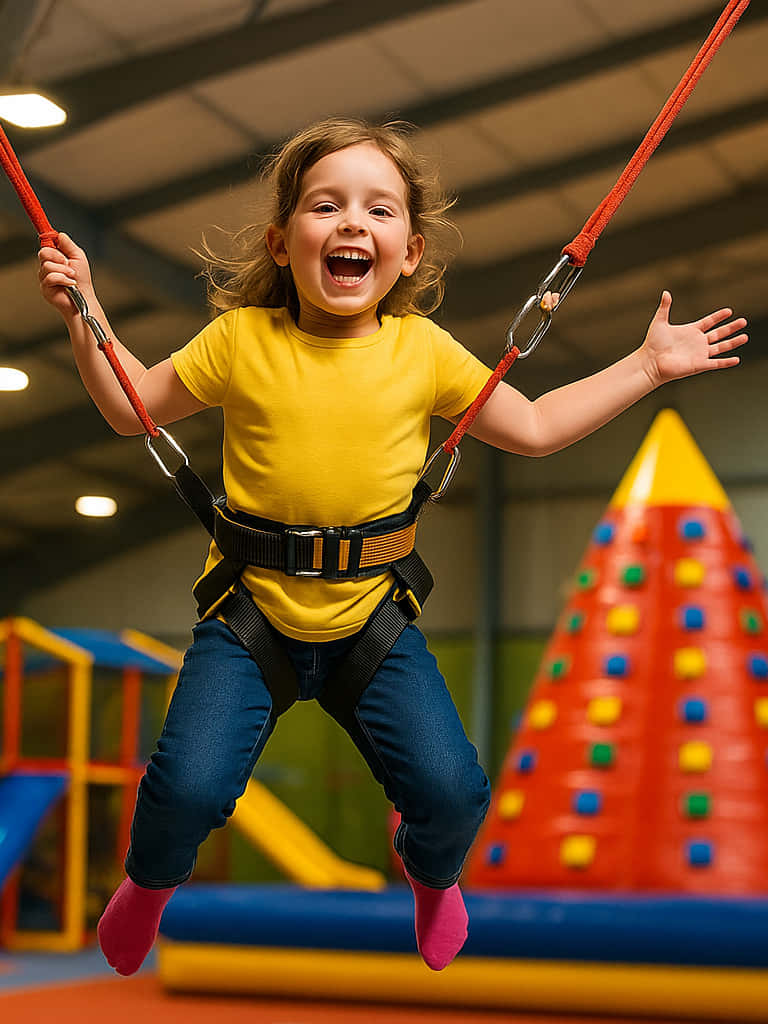 Bungee-Trampolin 5 Minuten