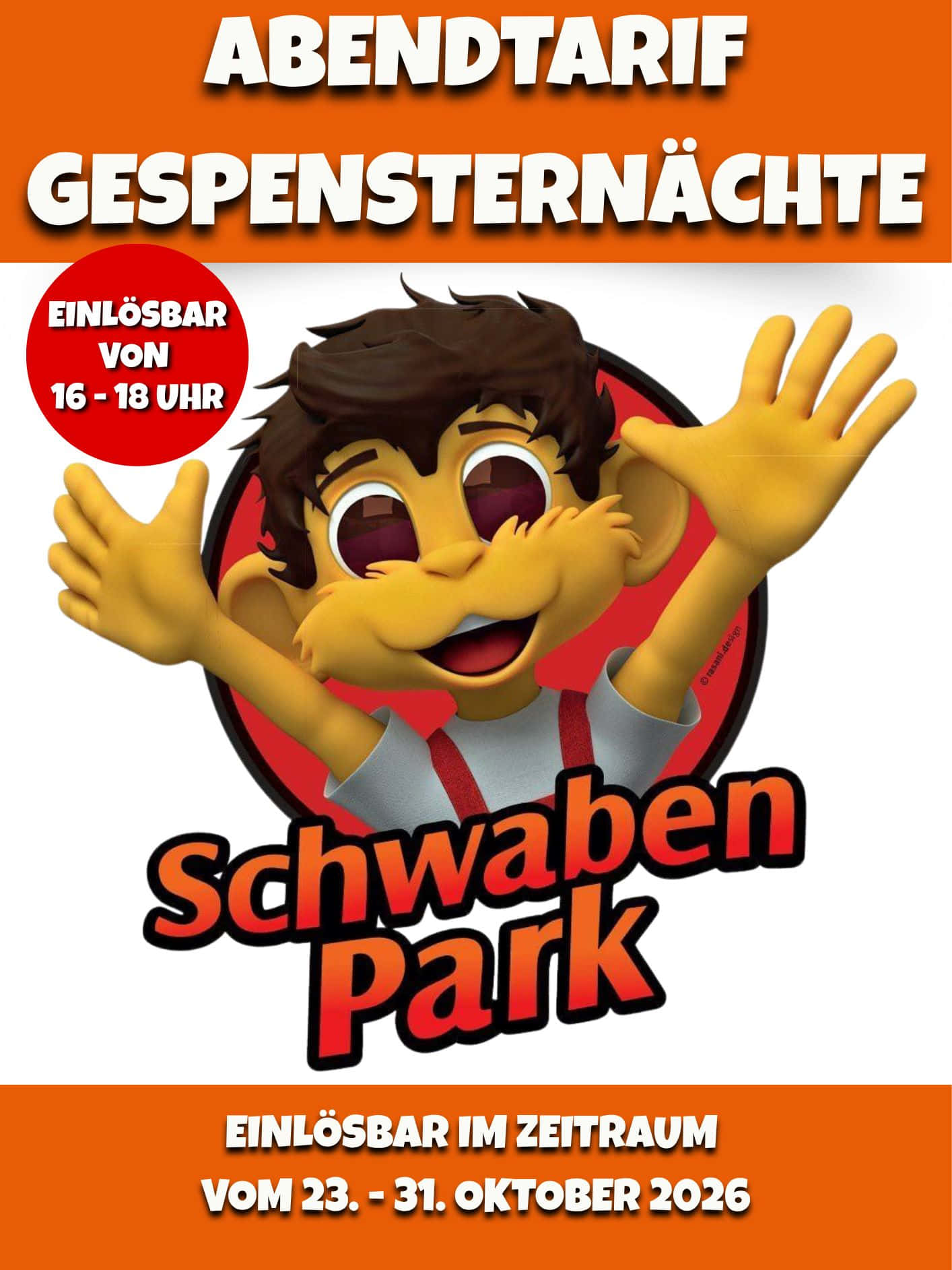 Abendtarif - Gespensternächte 2026