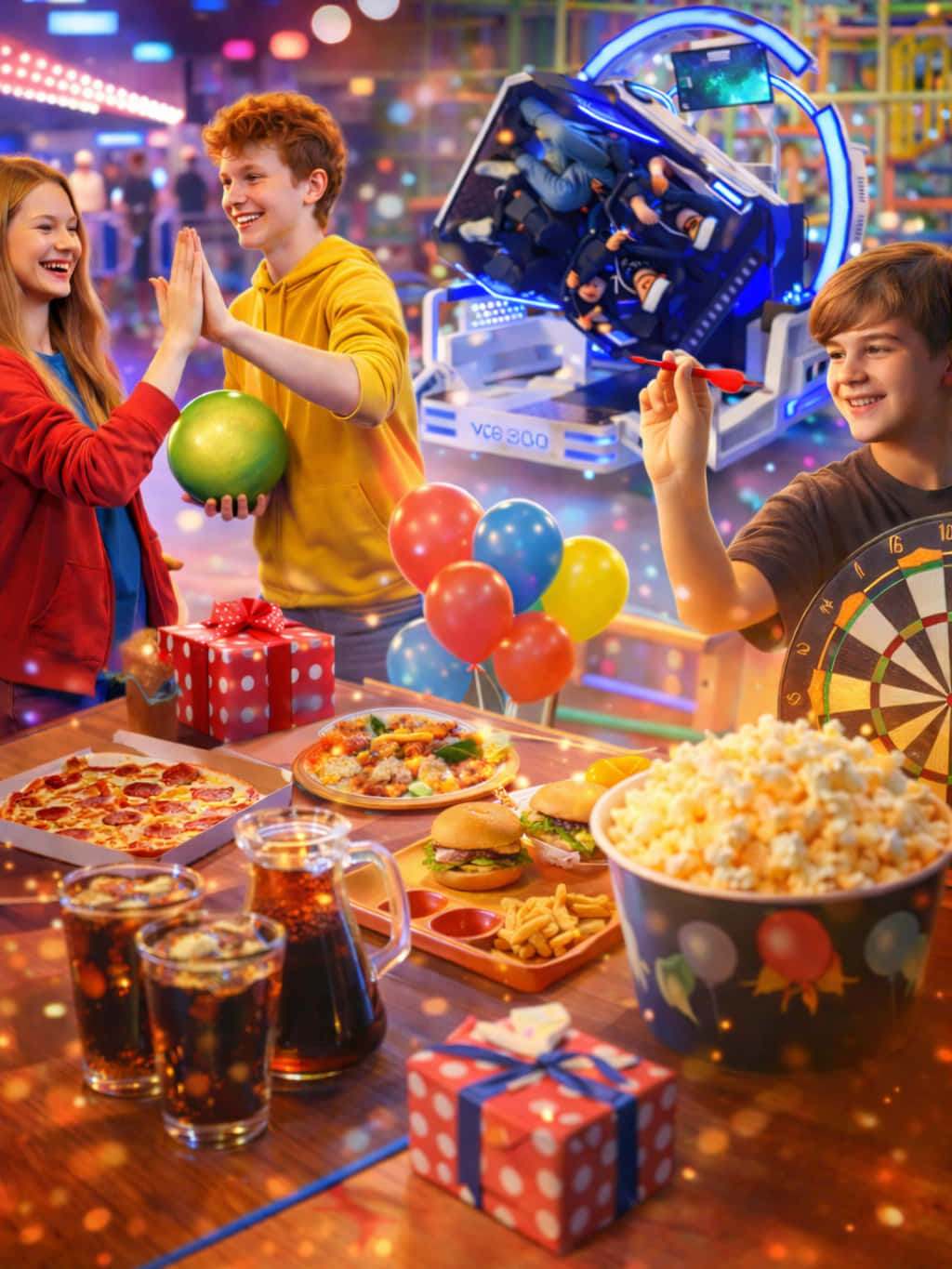 Teenager-Geburtstag STRIKE & PLAY Party