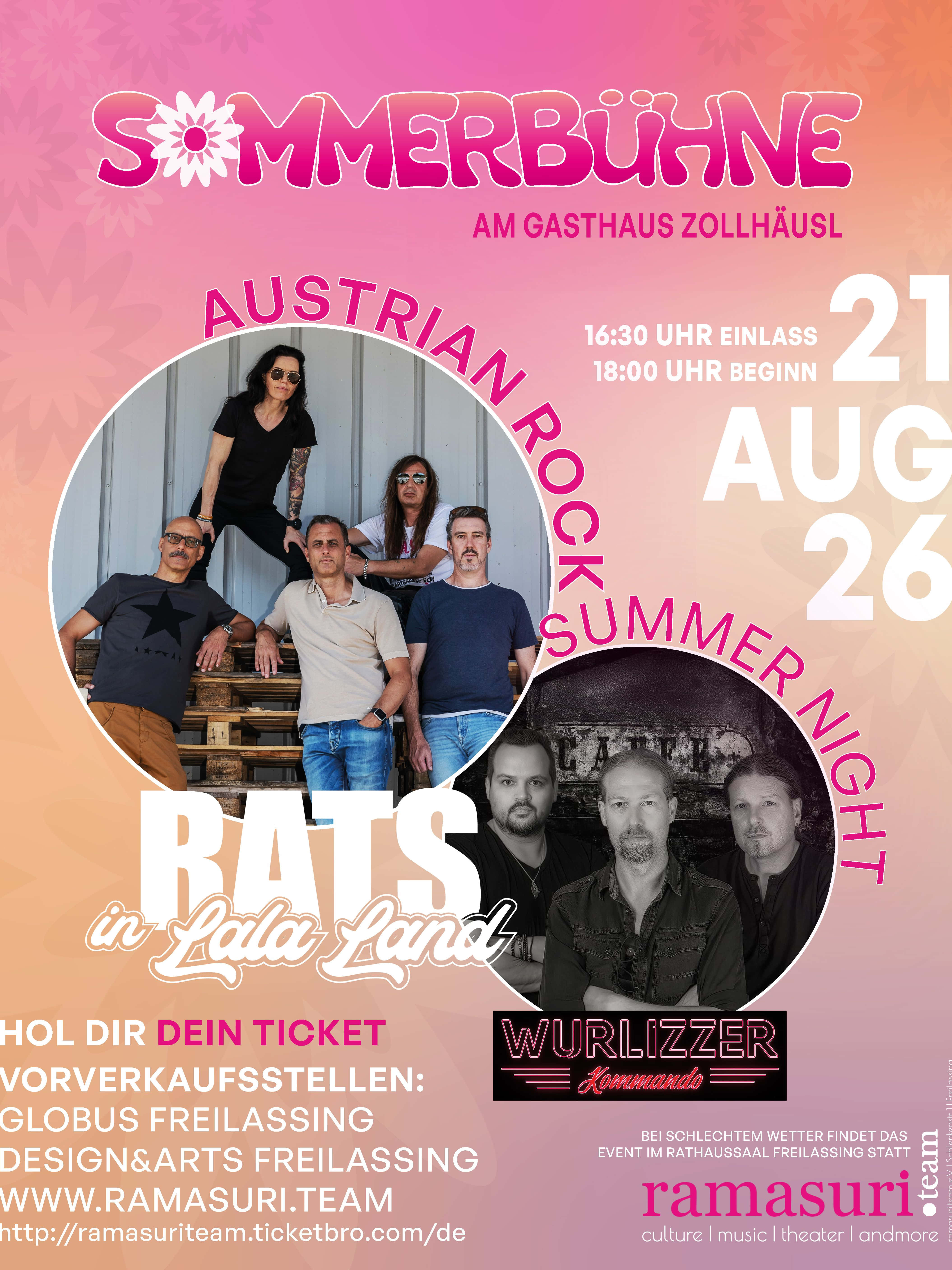 Sommerbühne am Zollhäusl - Austrian Rock Summer Night