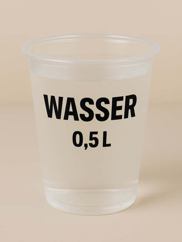 Wasser Sprudel 0,5 L