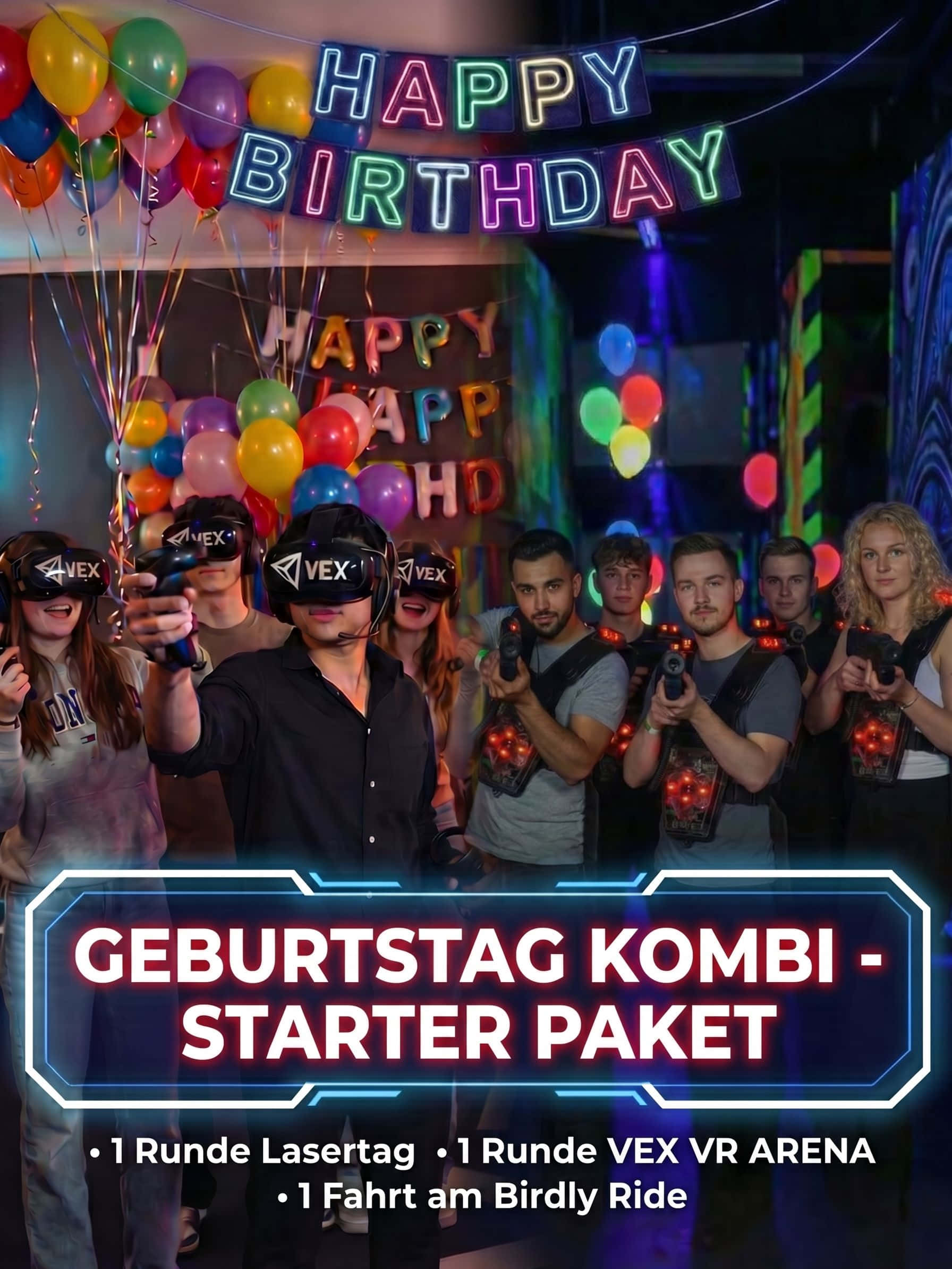 Geburtstag-Kombi Starter Paket (ab 10 Jahren)