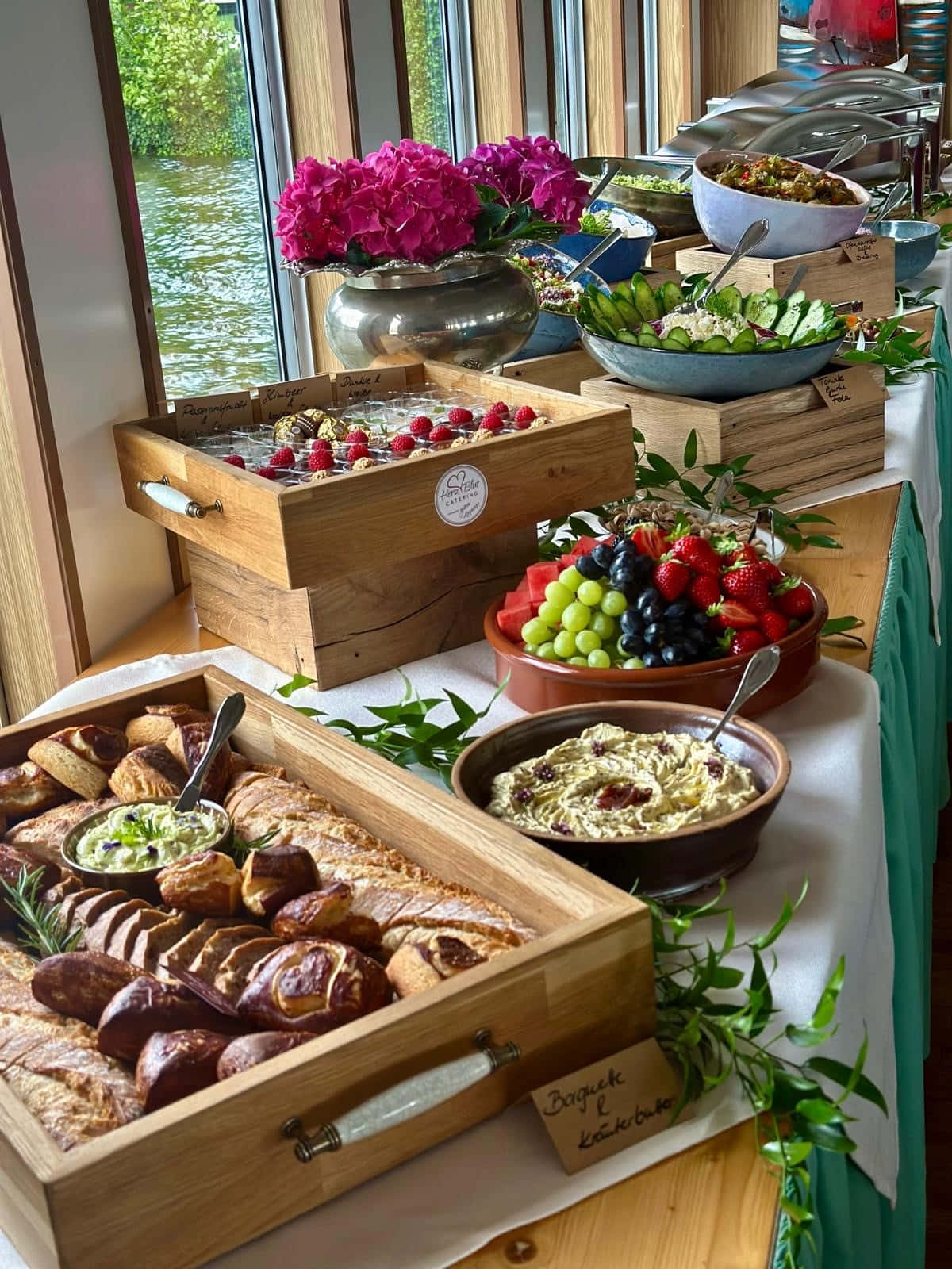 Brunch auf der Queen