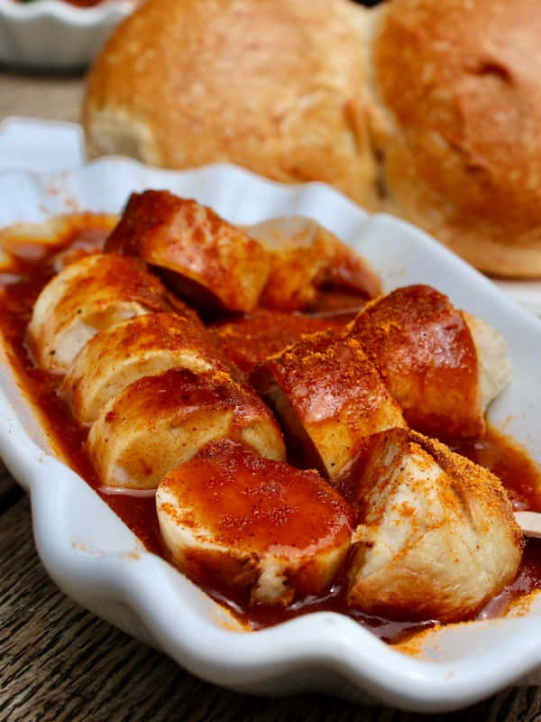 Straubingers Currywurst 8,50 € pro Portion ab 10 Portionen 