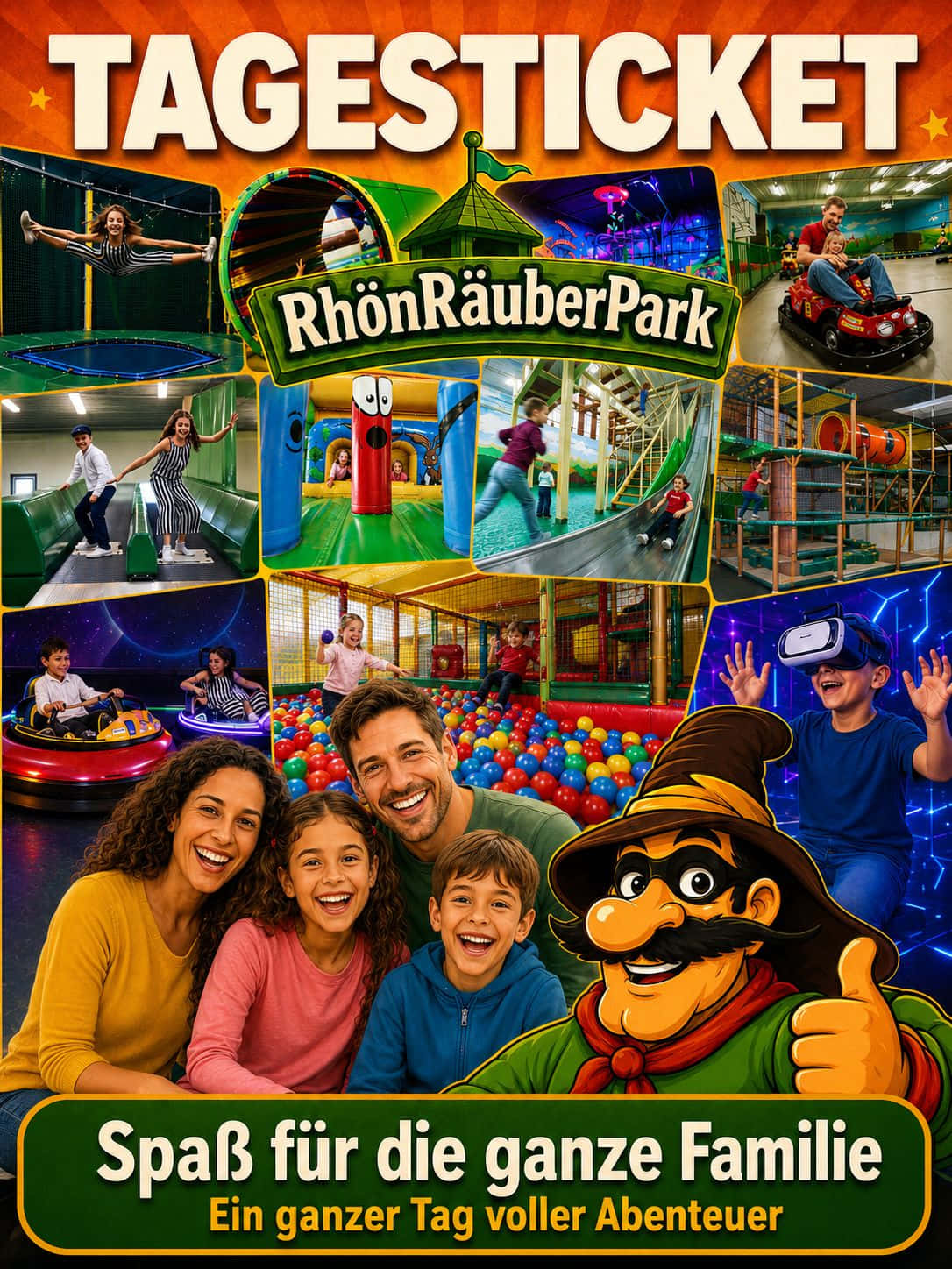 Rhönräuberpark - Tages Ticket