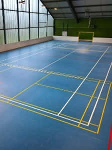 Hallenfußballfeld