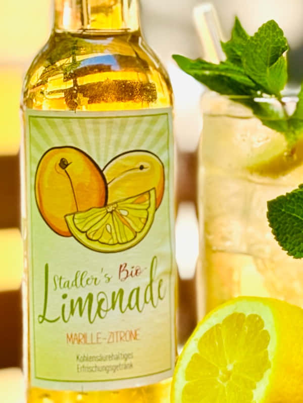 Bio Limonade Marille-Zitrone oderErdbeer 0,33 l  4,60 €