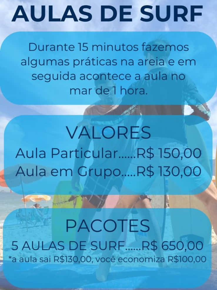Aula de Surfe