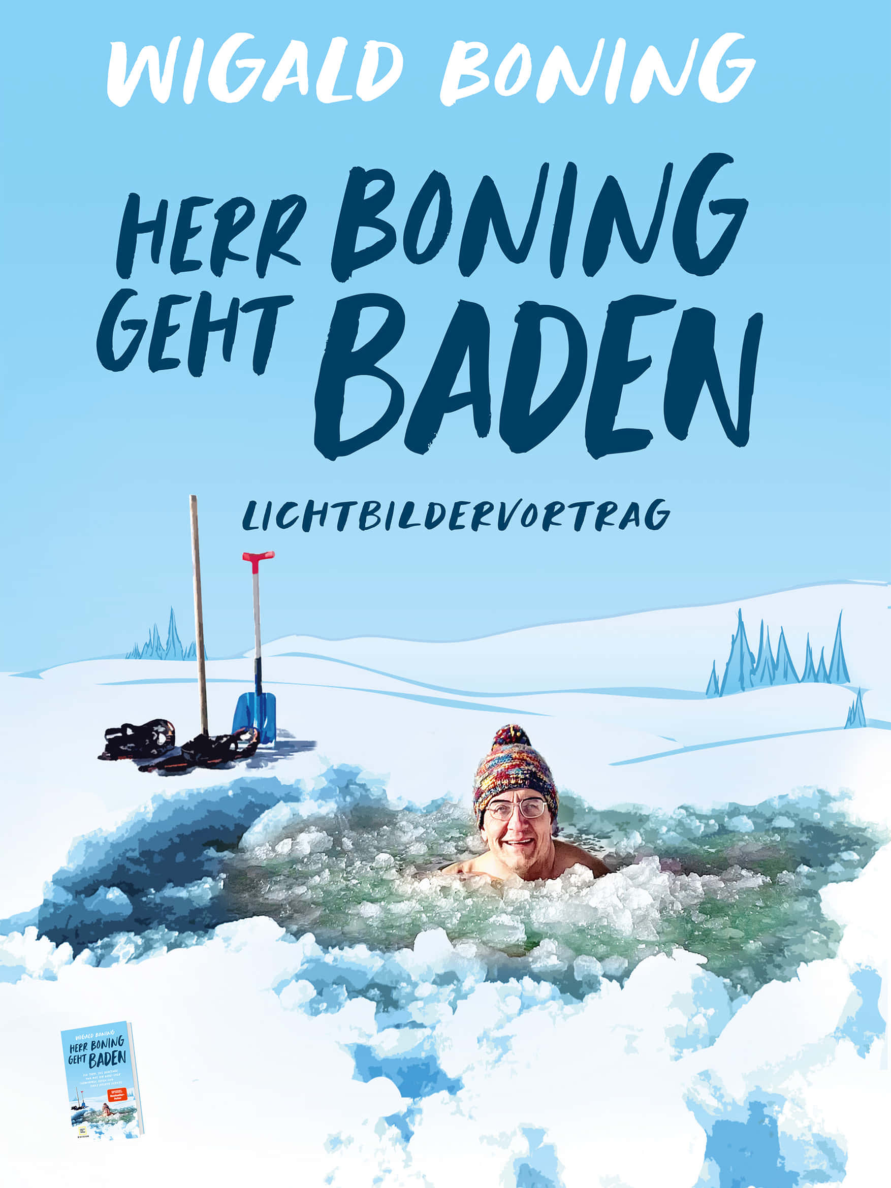 "Herr Boning geht baden"