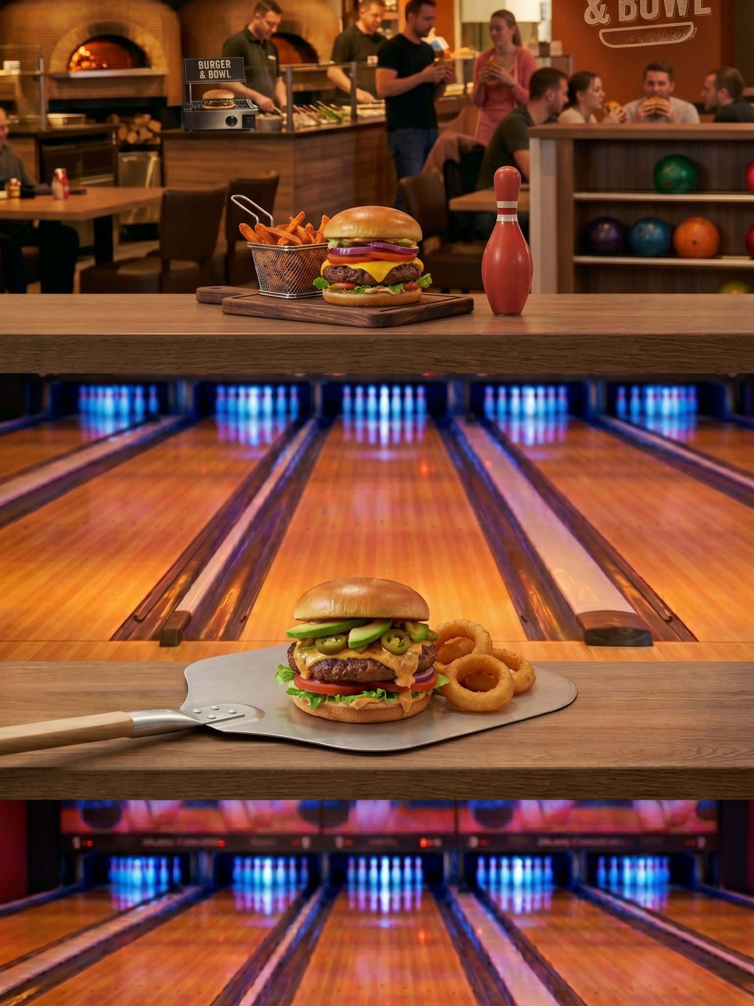 Burger Bowling (bis 6 Personen)