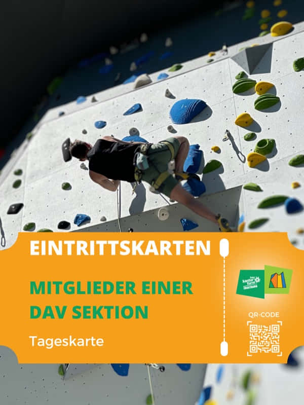 Eintrittskarte alle DAV Sektionen