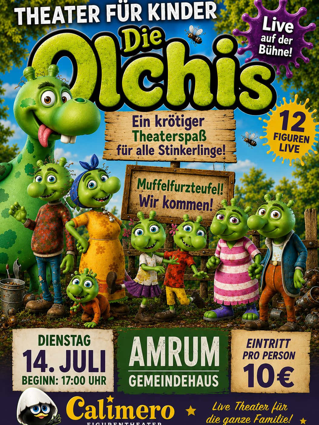 "Die Olchis" - Puppenspiel