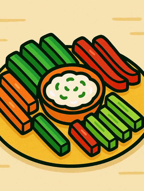 Gemüsesticks & Dip